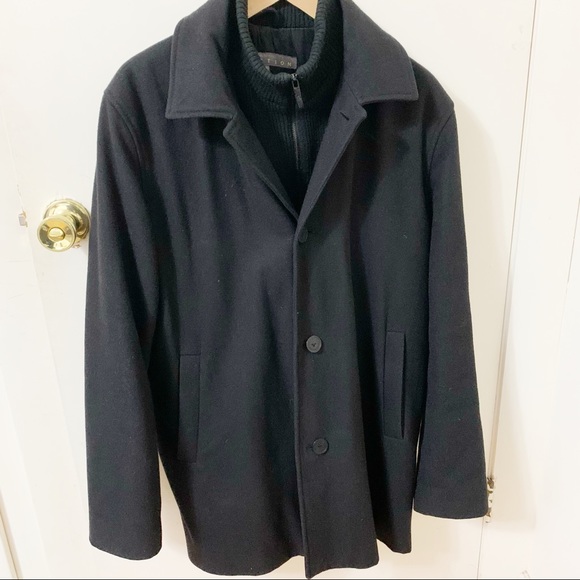 Reaction Kenneth Cole Other - Kenneth Cole Reaction black wool blend coat large